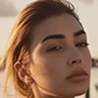 Custom AI influencer face designed for creative social ad edits and digital storytelling
